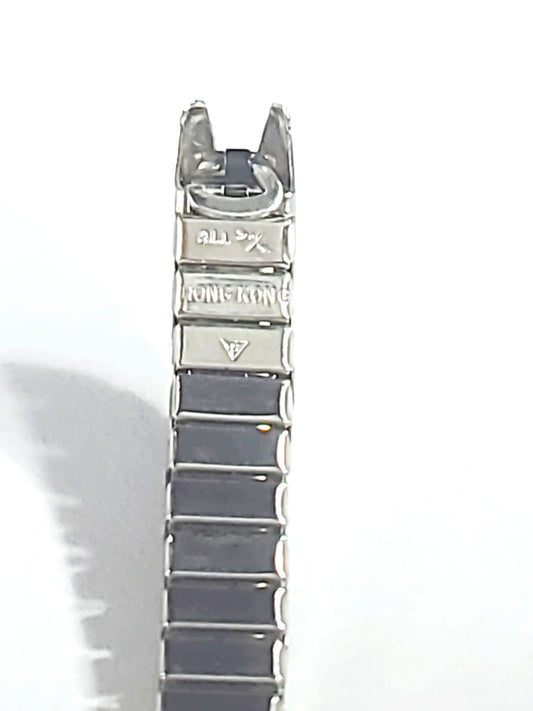 Expandable Stainless Steel C Type Womens Vintage Watch Band for Single Lug Watches