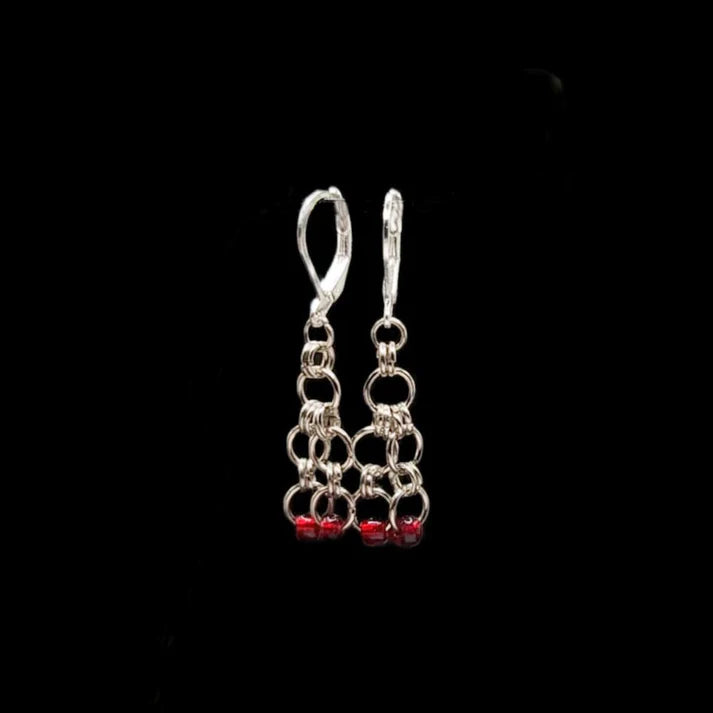 King Henry VII Beheaded Wives Collection-Silver Earrings