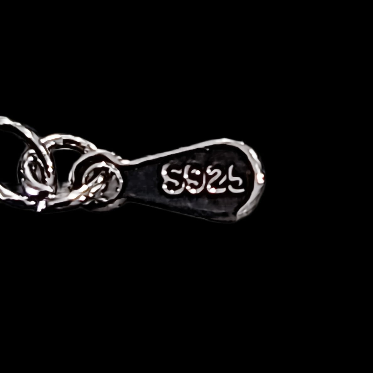 Moissanite Bracelet-Pave Bar With Chain in 925 Sterling Size 7.5 Adjustable