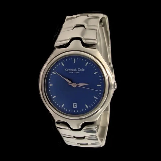 Kenneth Cole-Classy Restored Mens Quartz Analog Watch With Date Display