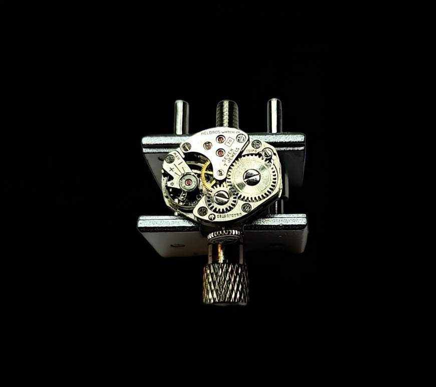 Helbros 10k White Gold Vintage Mechanical Ladies Watch