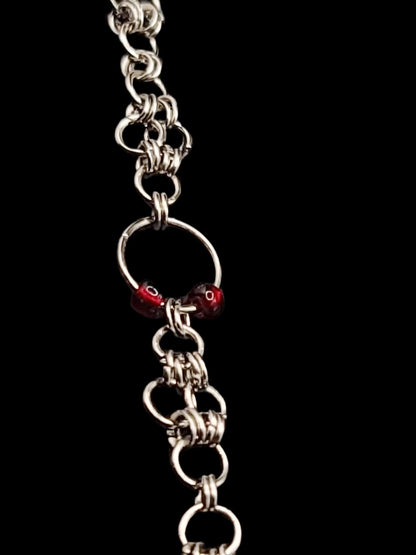 King Henry VII Beheaded Wives Collection-Silver Set Bracelet & Earrings