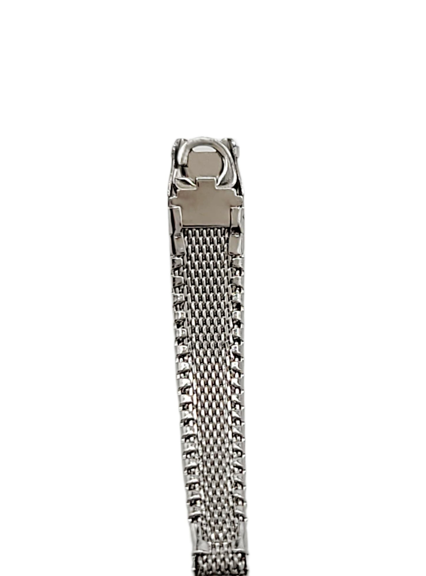 Stainless steel C type partial expansion band with easy to remove/add click together links.