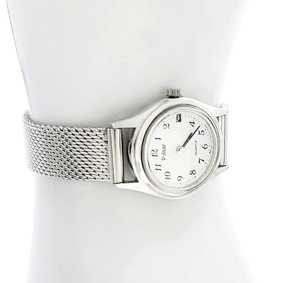 Pulsar Vintage Ladies 1-Jewelled Quartz Classic Classy Easy Reader Watch