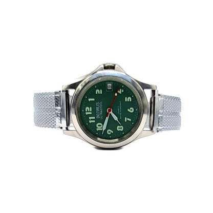 Benrus Quartz Vintage Mens Analog Watch With Date Display