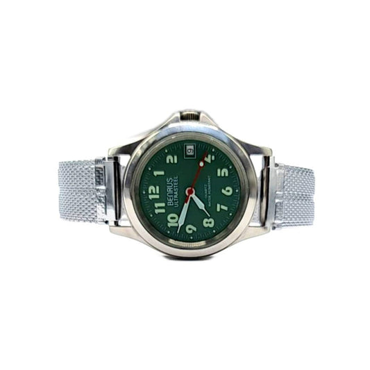 Benrus Quartz Vintage Mens Analog Watch With Date Display