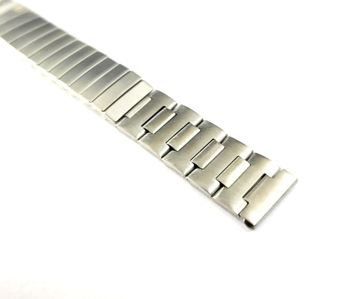Stainless Steel Partial Expansion Style Watch Band for 17mm Watch Bands