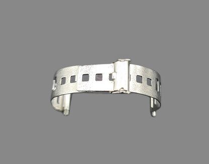 Stainless Steel Solid Cuff Style Watch Band for 16mm+ Watch Bands
