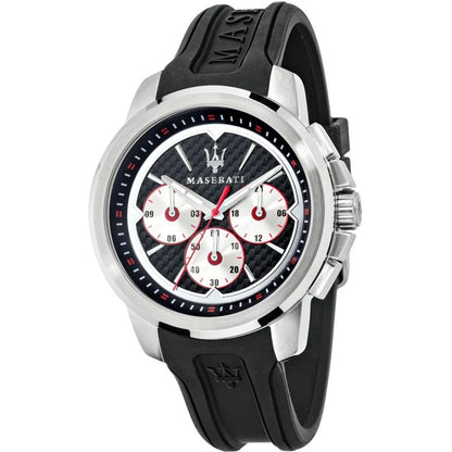 Maserati Sport Sfida Chronograph Quartz Mens Watch With Stop Watch-R8851123001