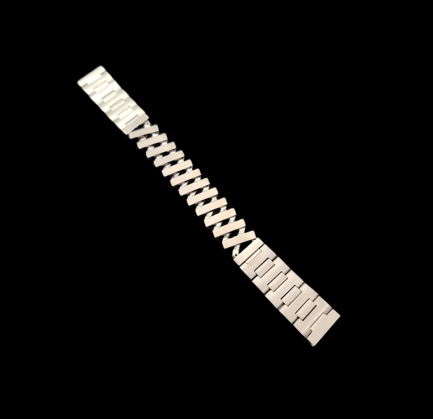 Stainless Steel Partial Expansion Style Watch Band for 17mm Watch Bands