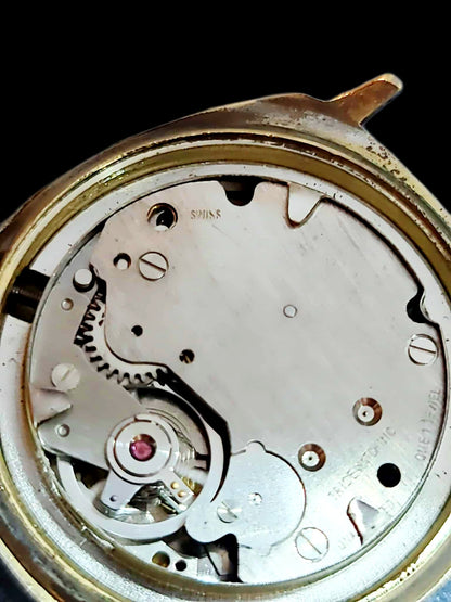 Bolivia Swiss Mens Analog Mechanical Watch With Date Display