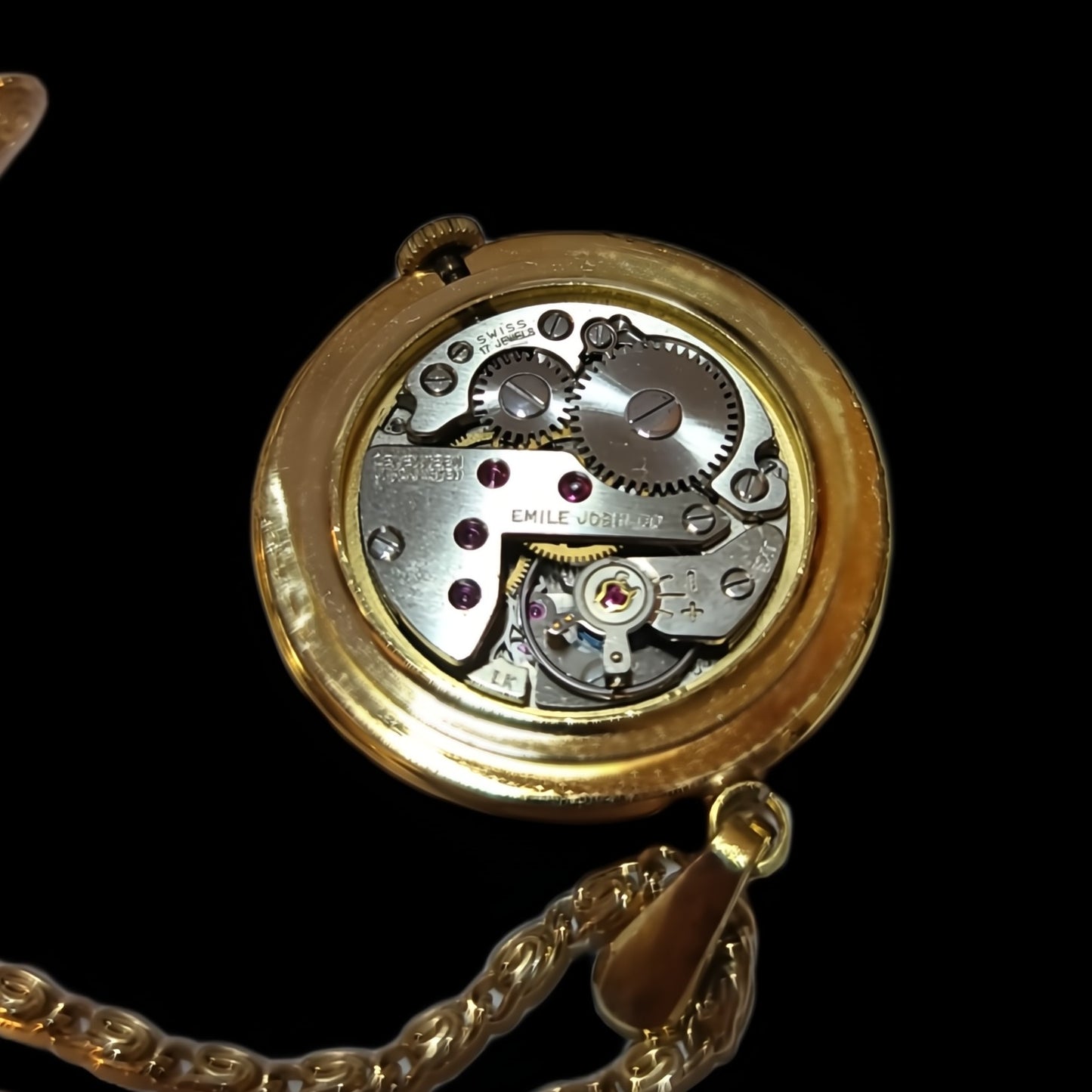 Elgin Rose Gold Vintage 15-Jewelled Mechanical Womens Watch