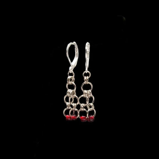 King Henry VII Beheaded Wives Collection-Silver Earrings