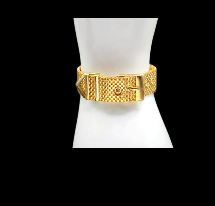 Stainless Steel Mesh Buckle Style Watch Band for 17mm Watch Lugs