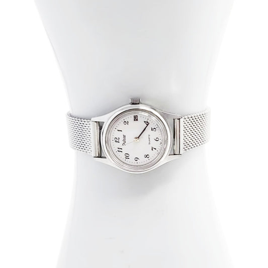 Pulsar Vintage Ladies 1-Jewelled Quartz Classic Classy Easy Reader Watch
