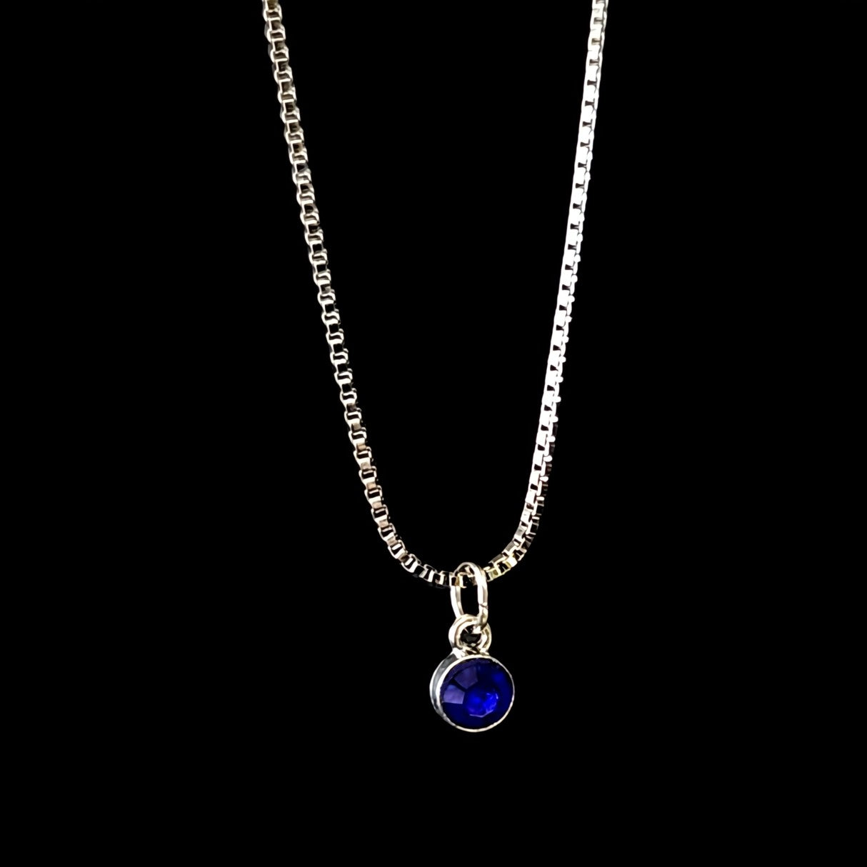 Birthstone Sets-September in Stainless & 14k White Gold Plate