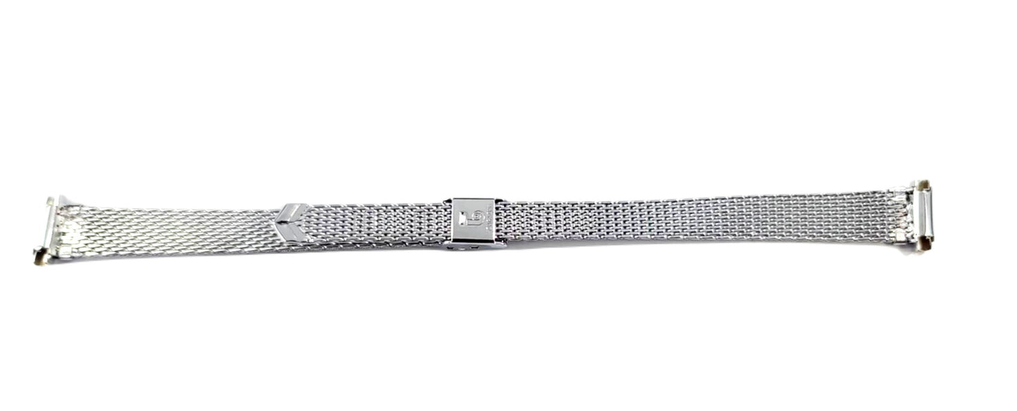 Vintage Mesh Stainless Steel Womens Watch Band for 10-12mm Double Lug Watch Bands