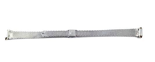 Vintage Mesh Stainless Steel Womens Watch Band for 10-12mm Double Lug Watch Bands