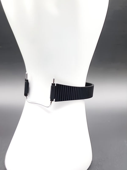 Kreisler Vintage Black Stainless Steel Watch Band For 10-14mm Watch Lugs