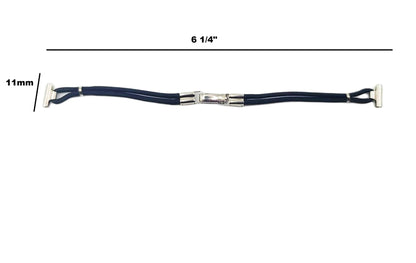 Vintage Style Classic Black Nylon Petit Womens Watch Band For 11mm Watch Bands
