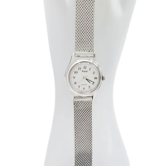 Pulsar Vintage Ladies 1-Jewelled Quartz Classic Classy Easy Reader Watch