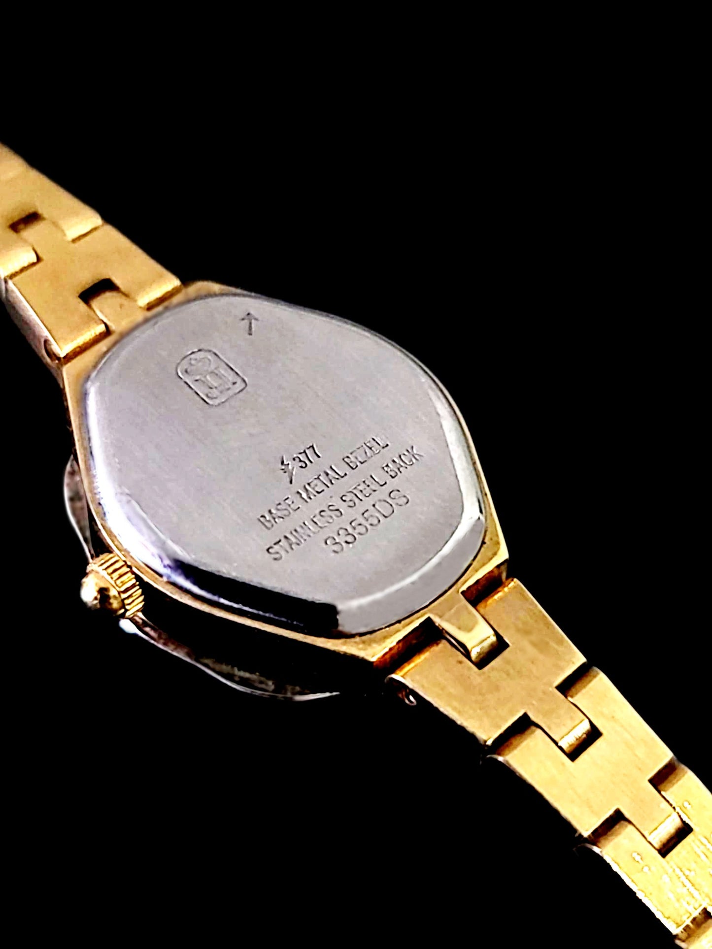 Jules Jurgensen Vintage Ladies Diamond Quartz Brass Watch