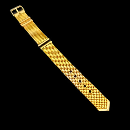Stainless Steel Mesh Buckle Style Watch Band for 17mm Watch Lugs