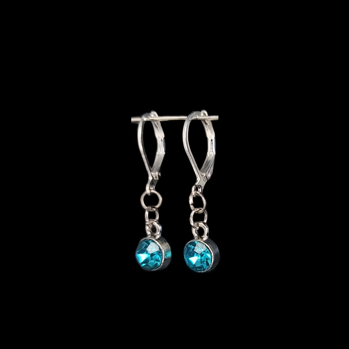 Aquamarine - March Birthstone-Earrings