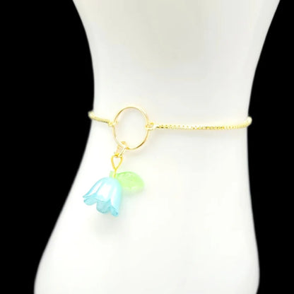 Bellflowers in Blue-Bracelet