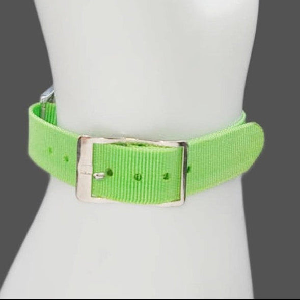 Vintage Style Retro One Piece Nylon Sport Watch Bands in Pastel Brown for 12mm Watch Lugs