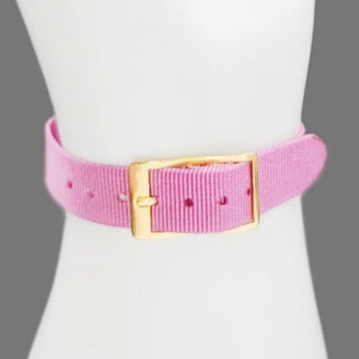 pink pastel watch band nylon