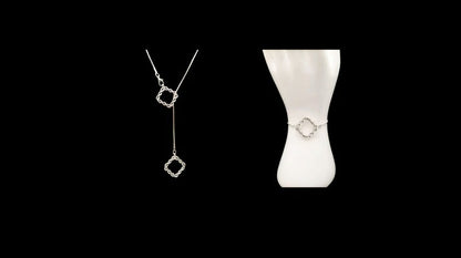Geometric Slider in Stainless Steel - Square Shape