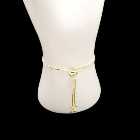 Mosiac Fish Aqua Blues Slider Bracelet