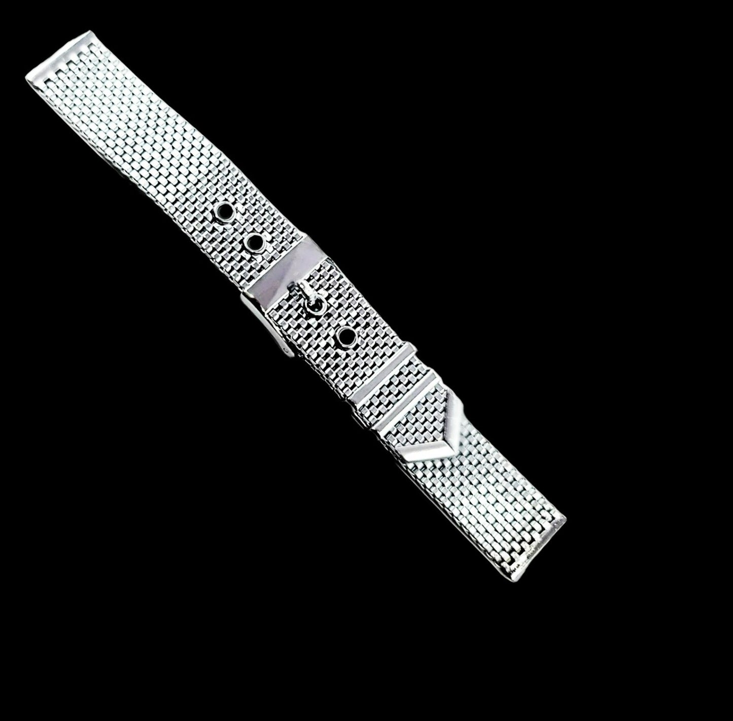Stainless Steel Mesh Buckle Style Watch Band for 16mm Watch Bands
