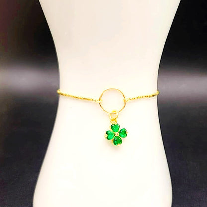 Four Leaf Clovers-Set Earrings & Bracelet