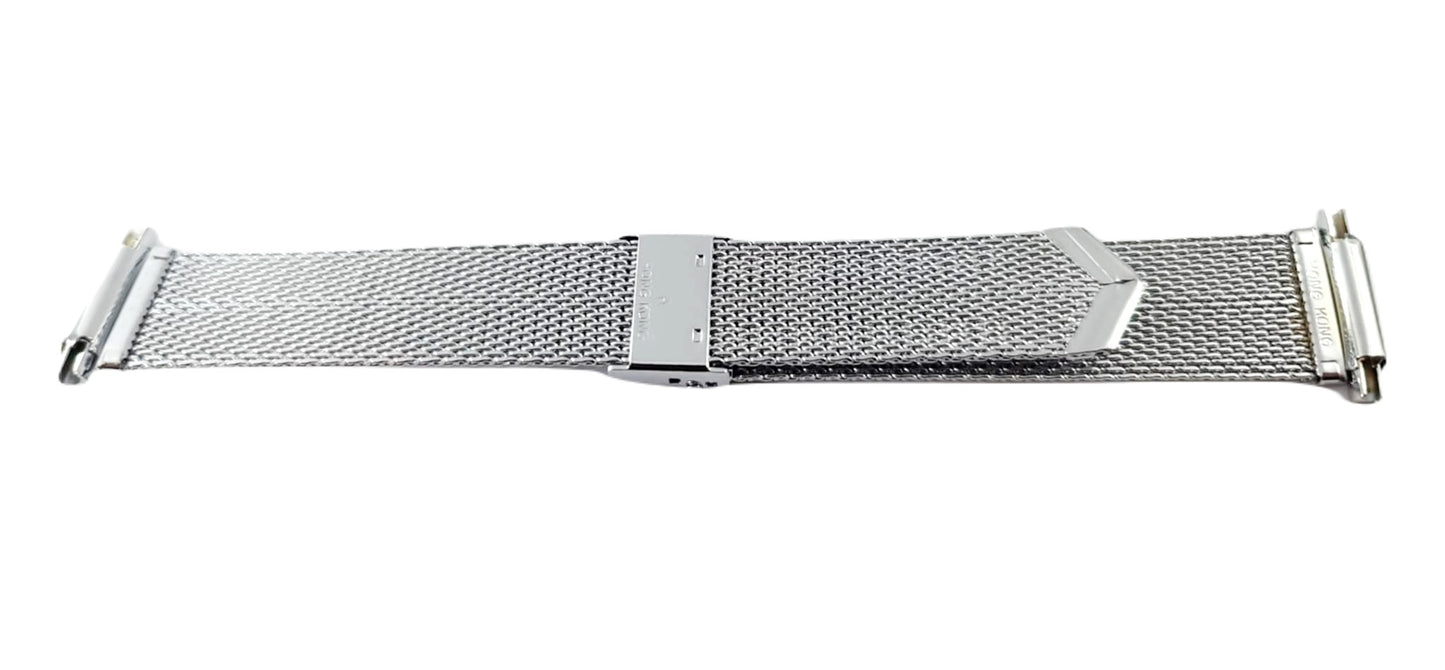 Stainless Steel Classy Mesh Watch Band for 16mm+ Watch Lugs