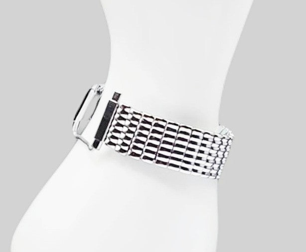 Stainless Steel Expansion Vintage Style Flexible Watch Band for 14mm+ Watch Lugs