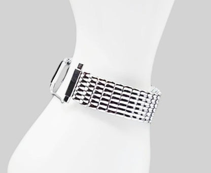 Stainless Steel Expansion Vintage Style Flexible Watch Band for 14mm+ Watch Lugs
