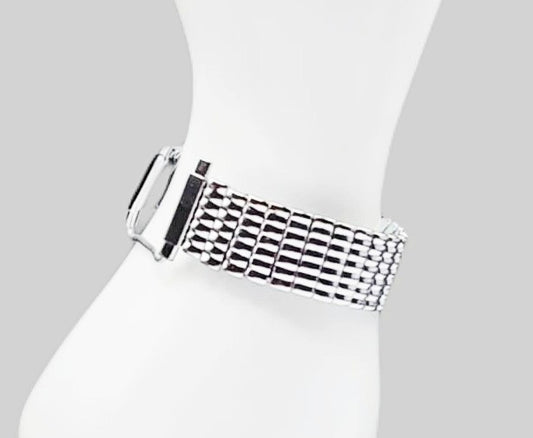 Stainless Steel Expansion Vintage Style Flexible Watch Band for 14mm+ Watch Lugs