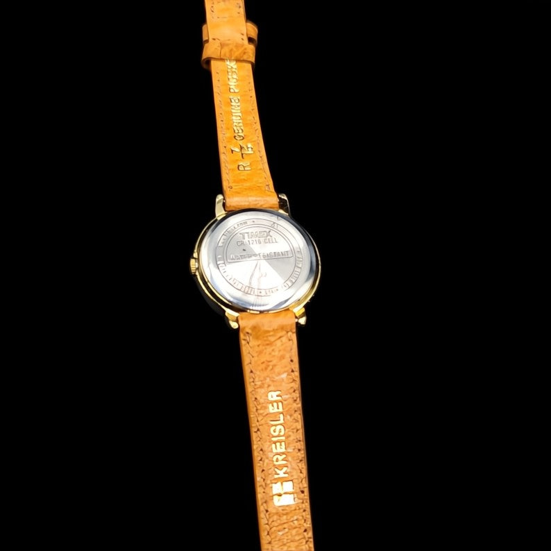 Timex Indiglo Quartz CR 1216 Womens Brass Watch With Date Display