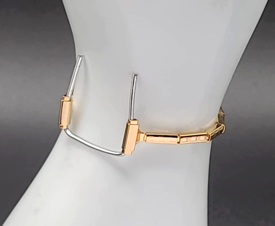 Vintage Style Petit Stainless Steel Womens Watch Band for 9-10mm Watch Lugs