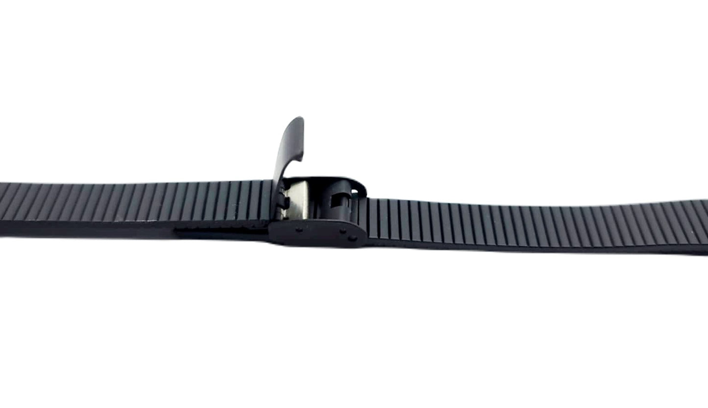 Kreisler Vintage Black Stainless Steel Watch Band For 10-14mm Watch Lugs