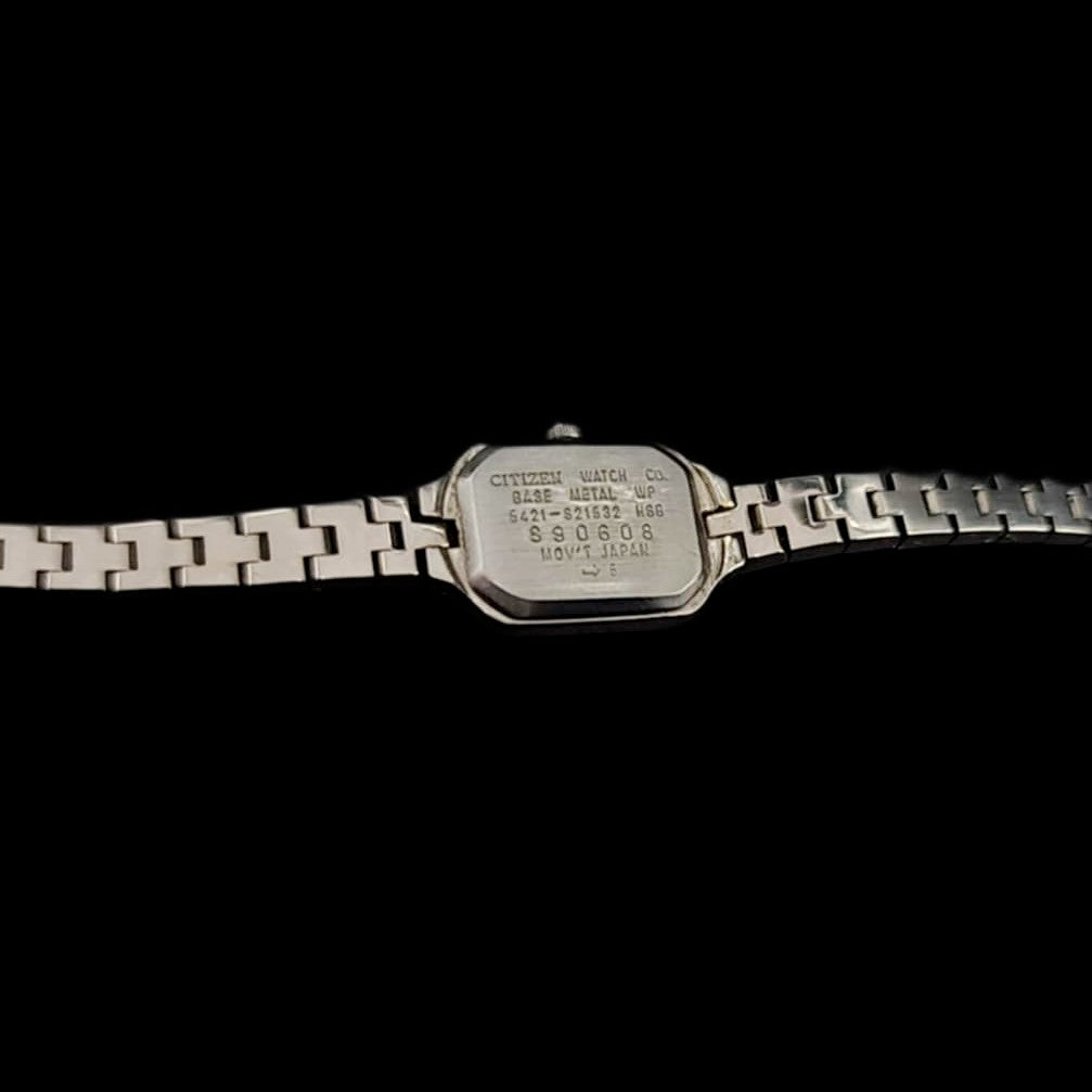Citizen Small Quartz Vintage Ladies Analog Silver Watch