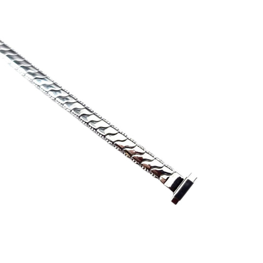 Expansion Band Vintage Style Womens Petit Stainless Steel Watch Band for 10mm Watch Lugs
