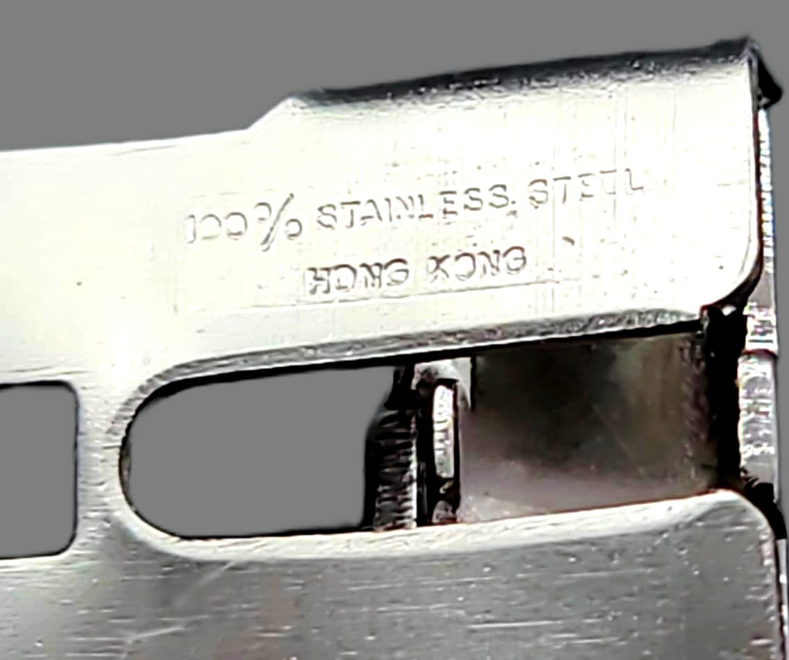 Stainless Steel Solid Cuff Style Watch Band for 16mm+ Watch Bands