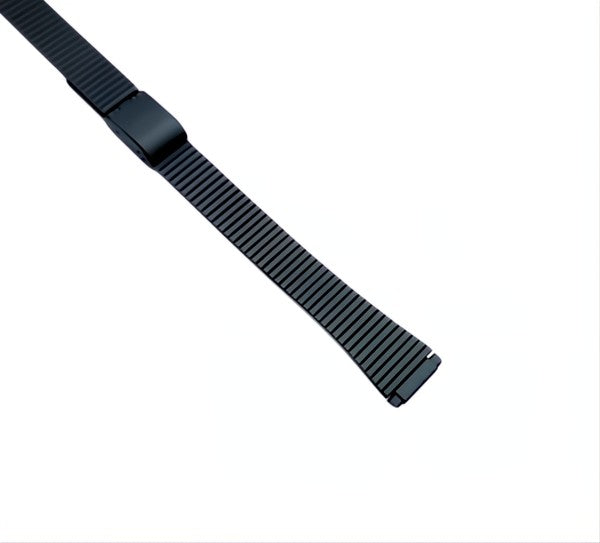 Kreisler Vintage Black Stainless Steel Watch Band For 10-14mm Watch Lugs