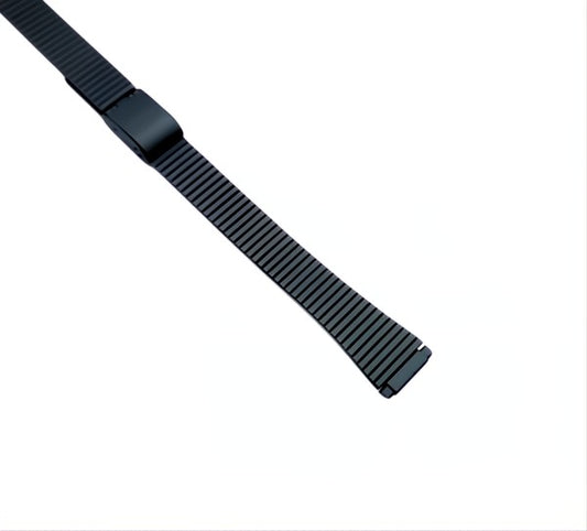 Kreisler Vintage Black Stainless Steel Watch Band For 10-14mm Watch Lugs