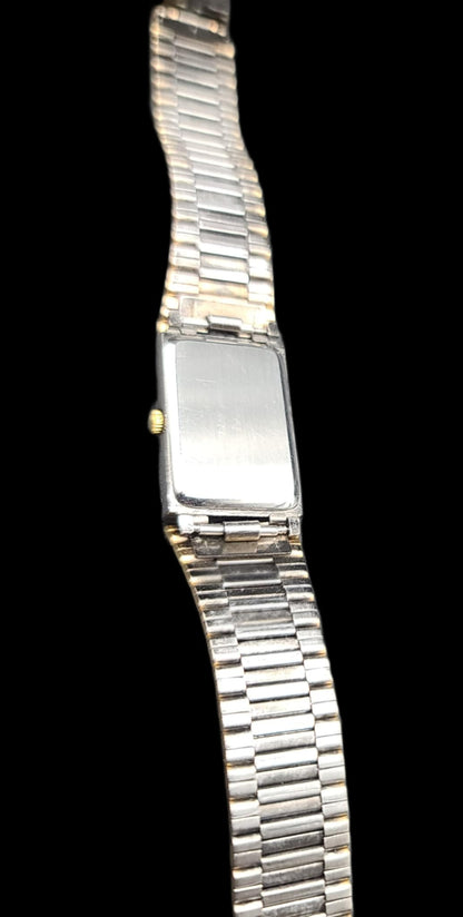 Ermex Diamond Mens Vintage Quartz Dress Watch