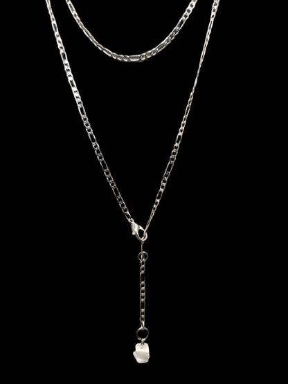 Stacked Shells-Set Necklace & Bracelet