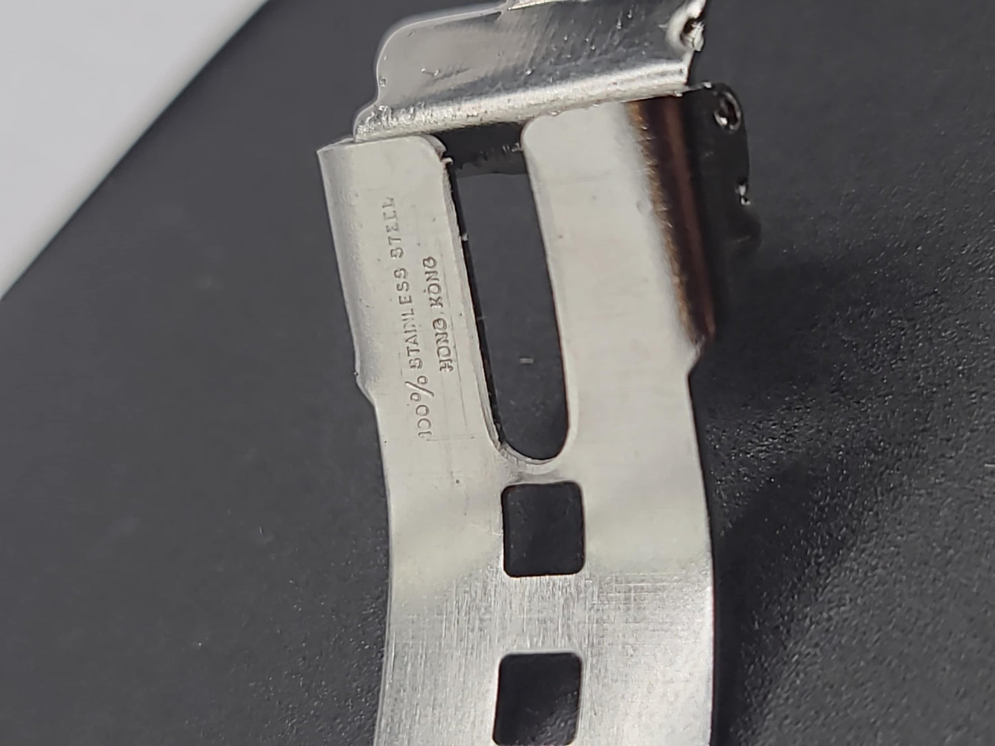 Stainless Steel Solid Cuff Style Watch Band for 16mm+ Watch Bands